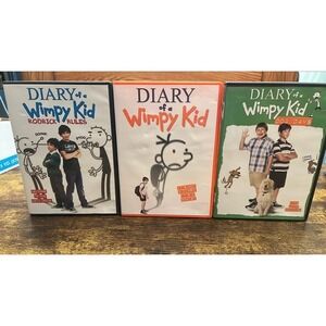 Diary of a Wimpy Kid 3 DVD Lot Rodrick Rules Dog Days Live Action Movies